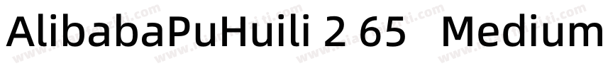AlibabaPuHuili 2 65   Medium字体转换